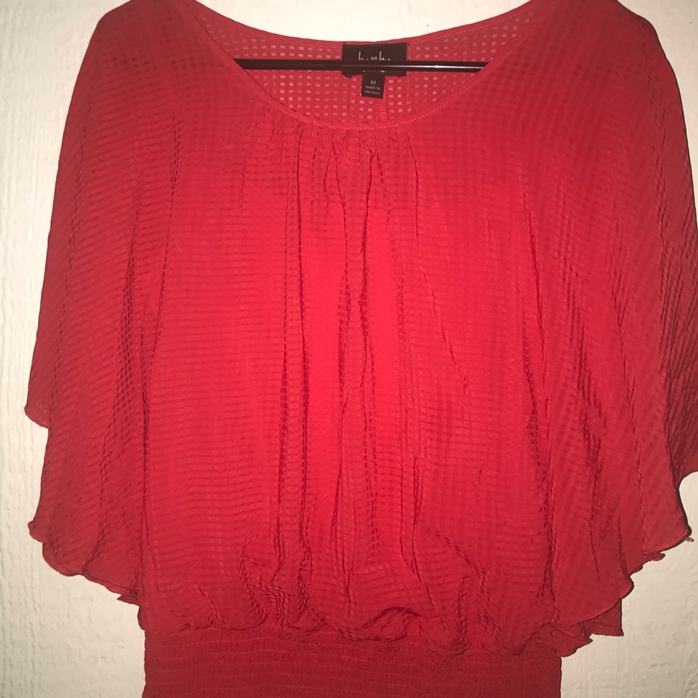 Red By & By blouse